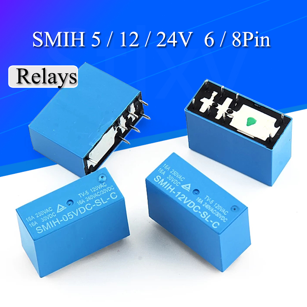 Shelly Relay Module - 2 Pin 5V 12V 24V SMIH-05VDC-SL-C