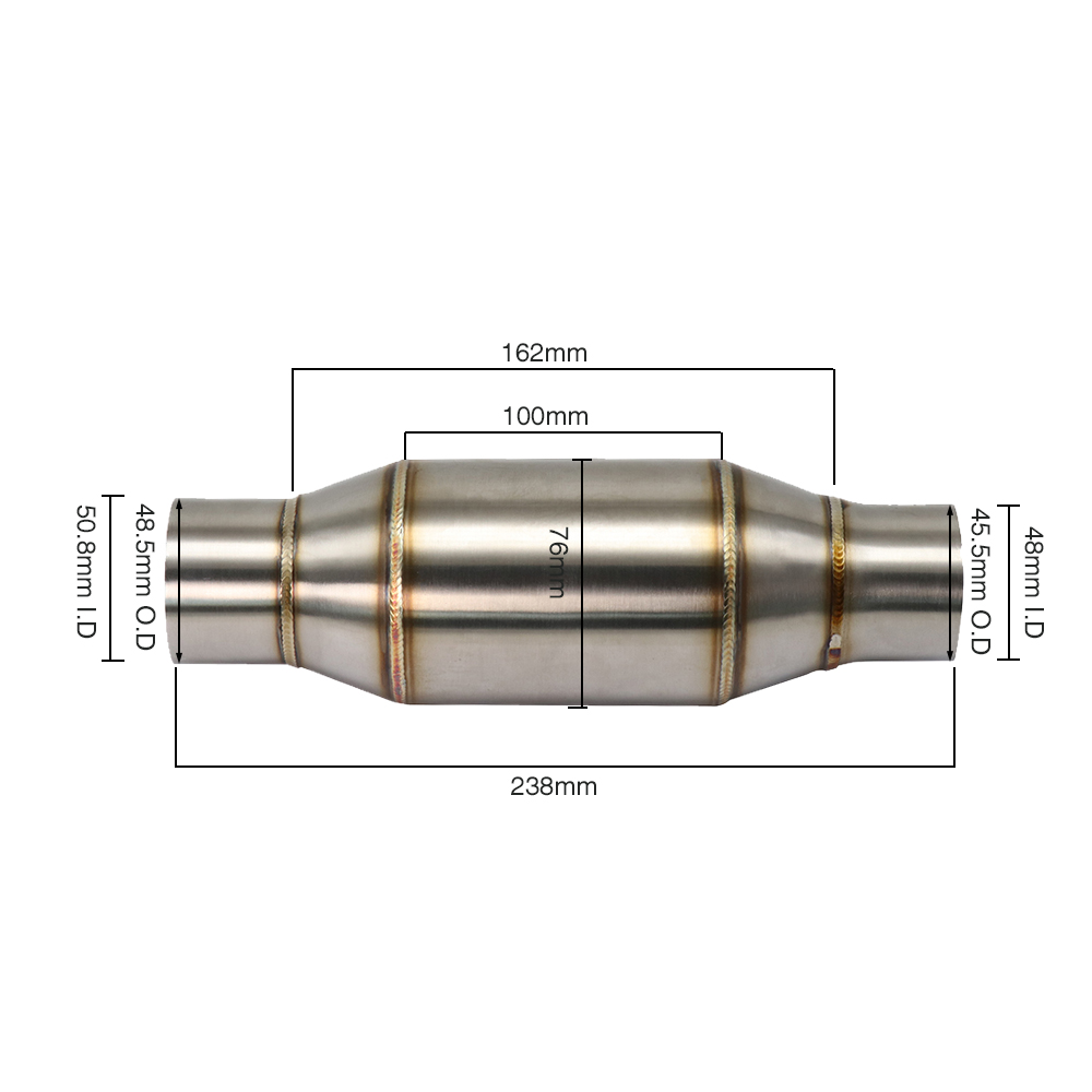 ZSDTRP 51MM Xe Máy Chất Xúc Tá - đánh giá và giá Ir Blaster Universal