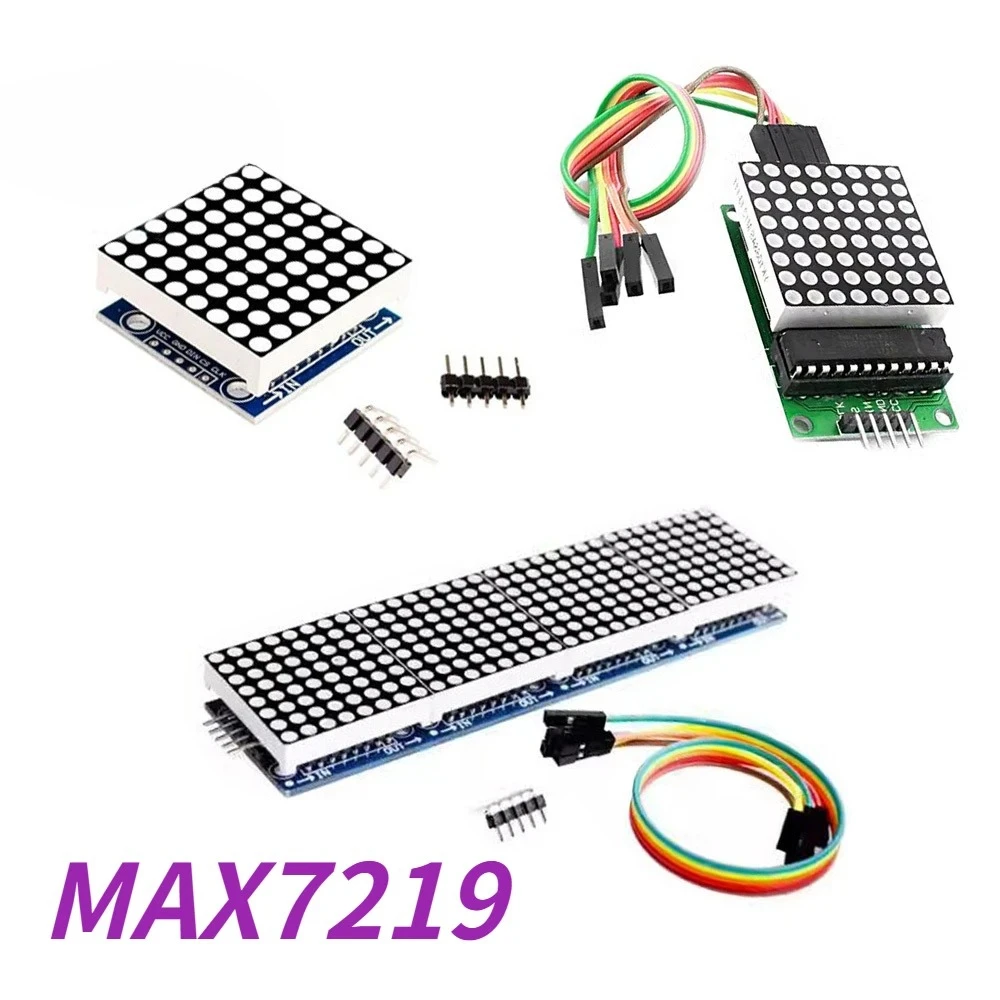 MAX7219 Dot Matrix Module 4 in - đánh giá và giá Rgb Led Matrix 8X8